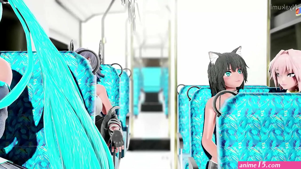shemale sex anime bus