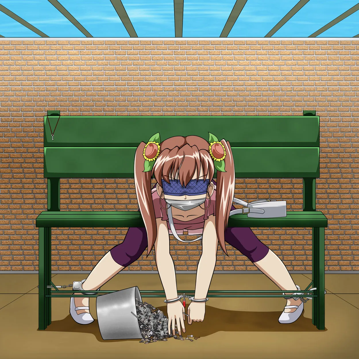 anime forced glue bound porn