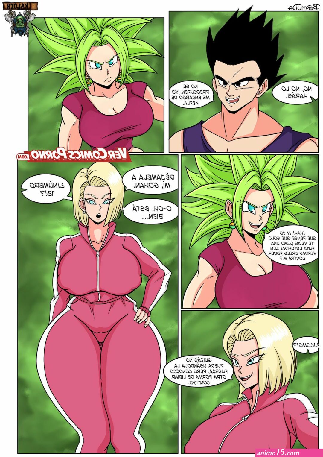 cómics porno de androide 18