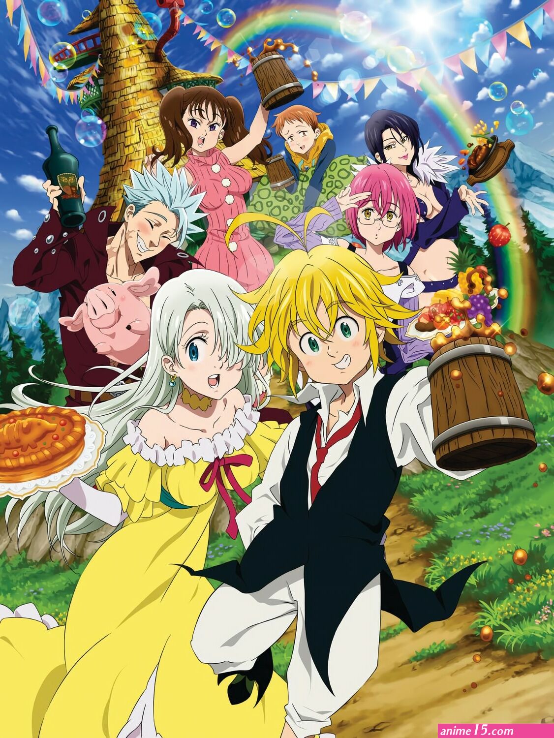 baixar anime os sete pecados capitais 1temporada completa dublado português