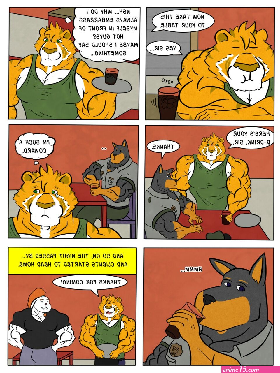 gay muscle furry comics