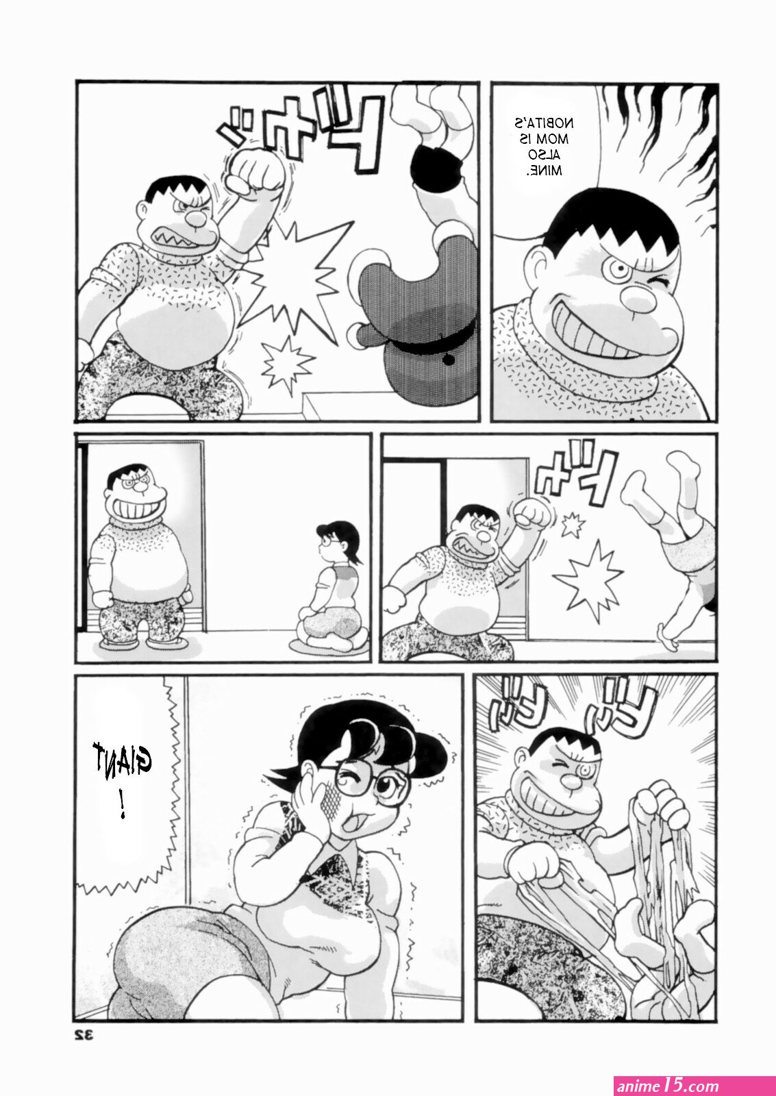 naked comics doraemon