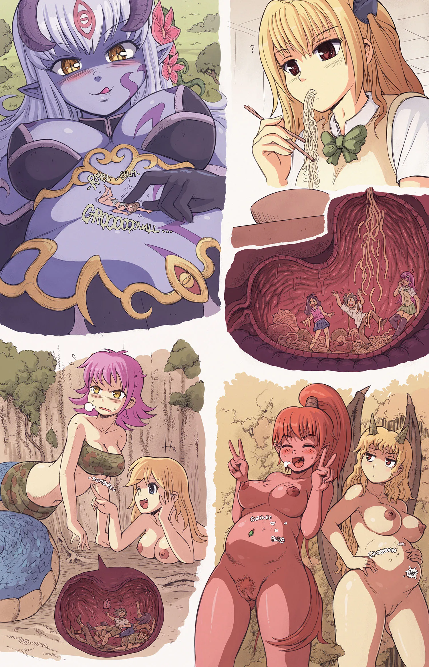 sexy anime girl vore comics
