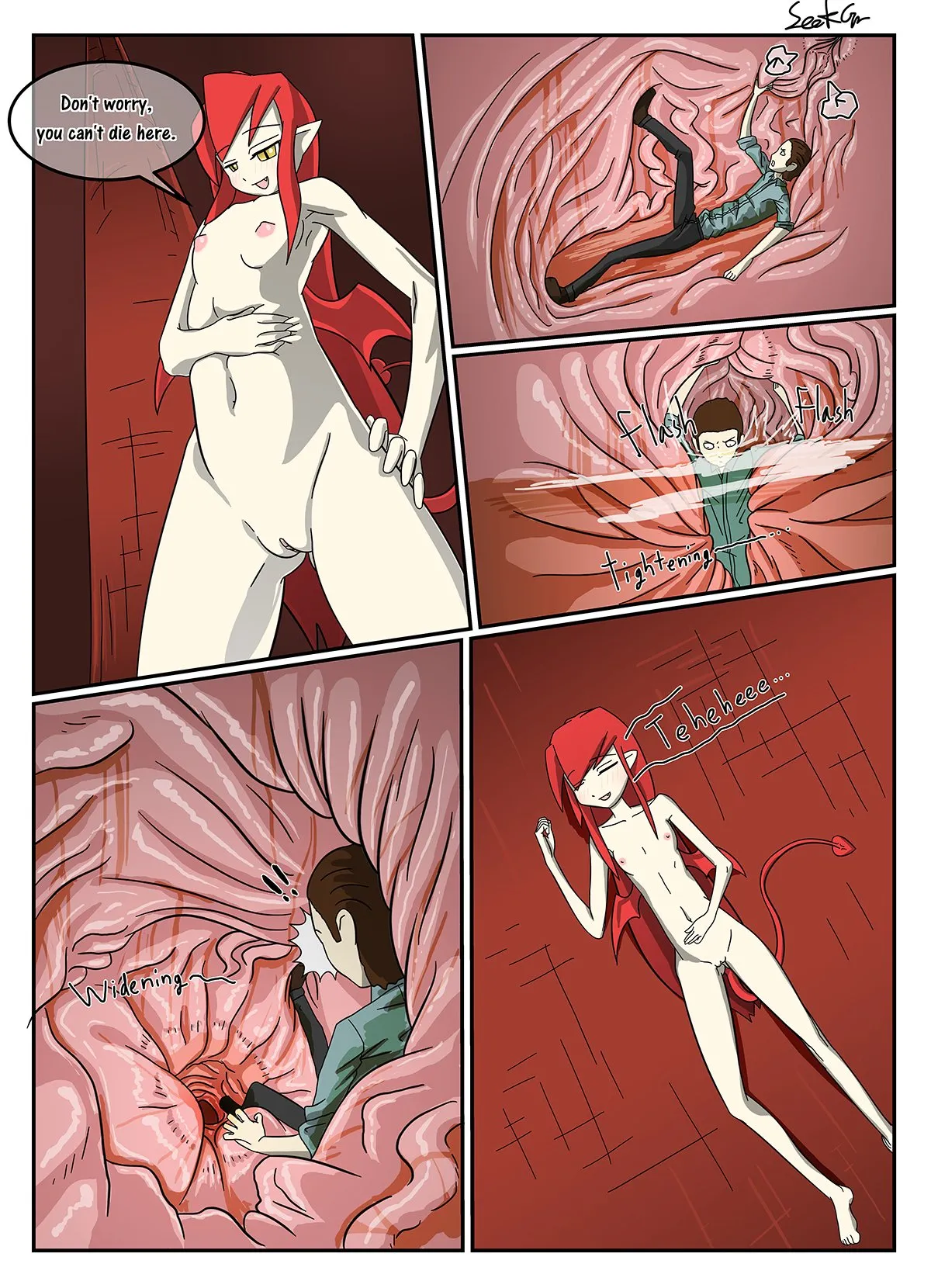 sexy anime girl vore comics