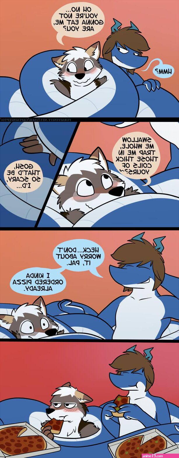anime furry girl vore comic