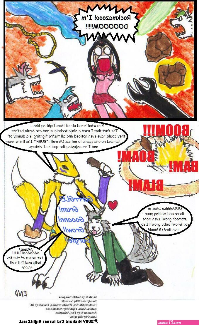 anime furry girl vore comic
