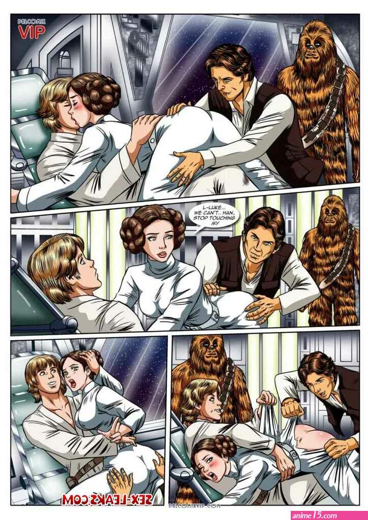 leia nude comics