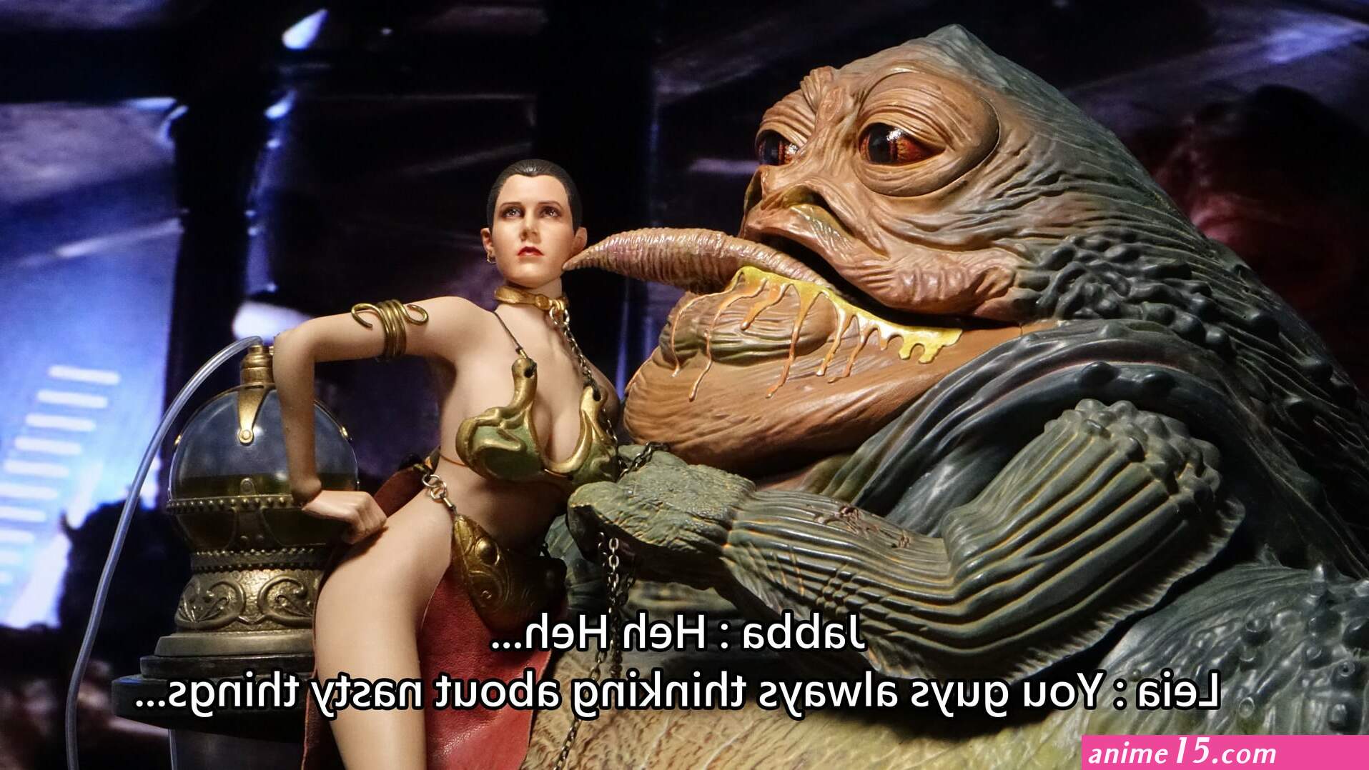 leia nude comics