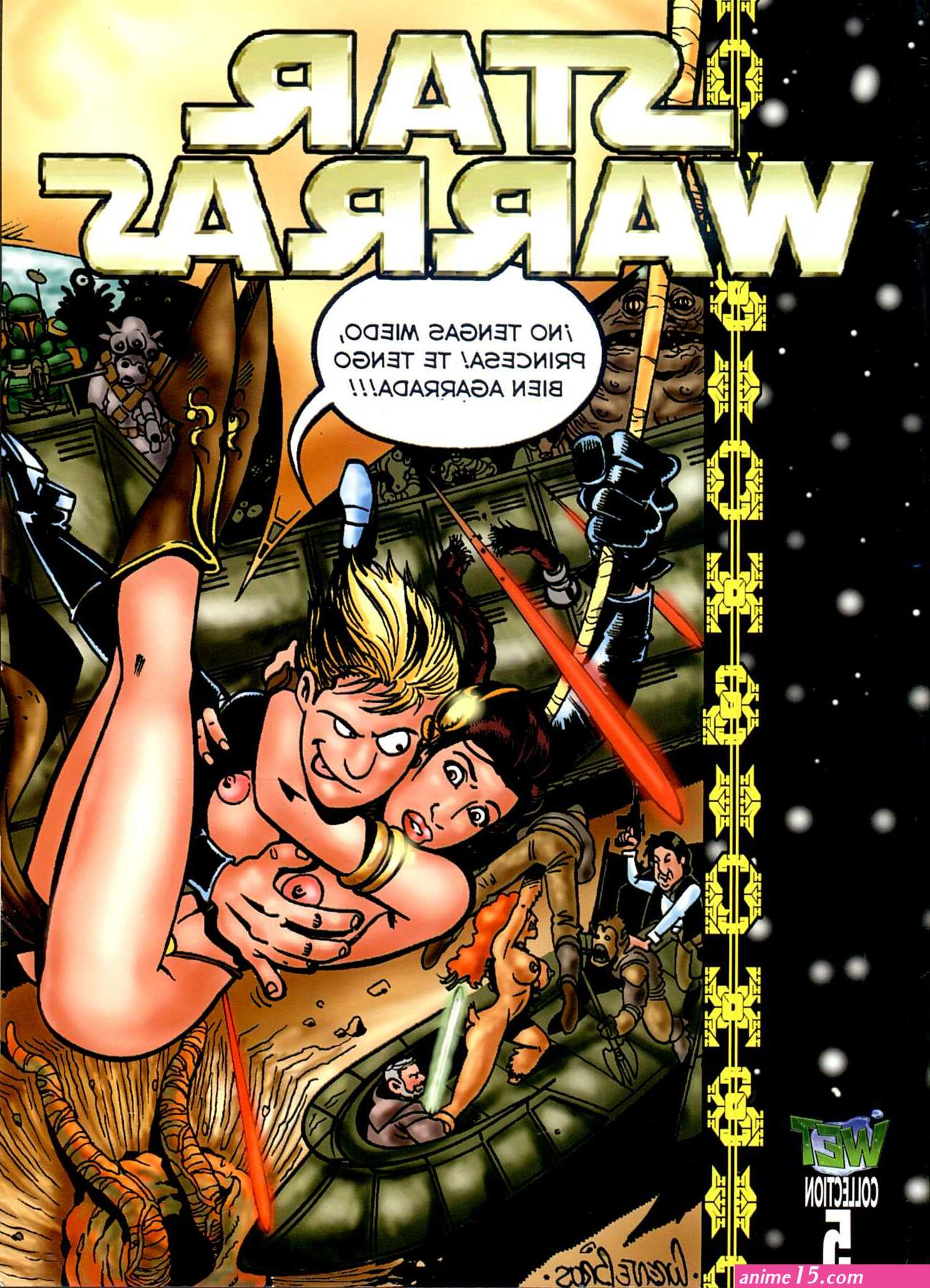 leia nude comics