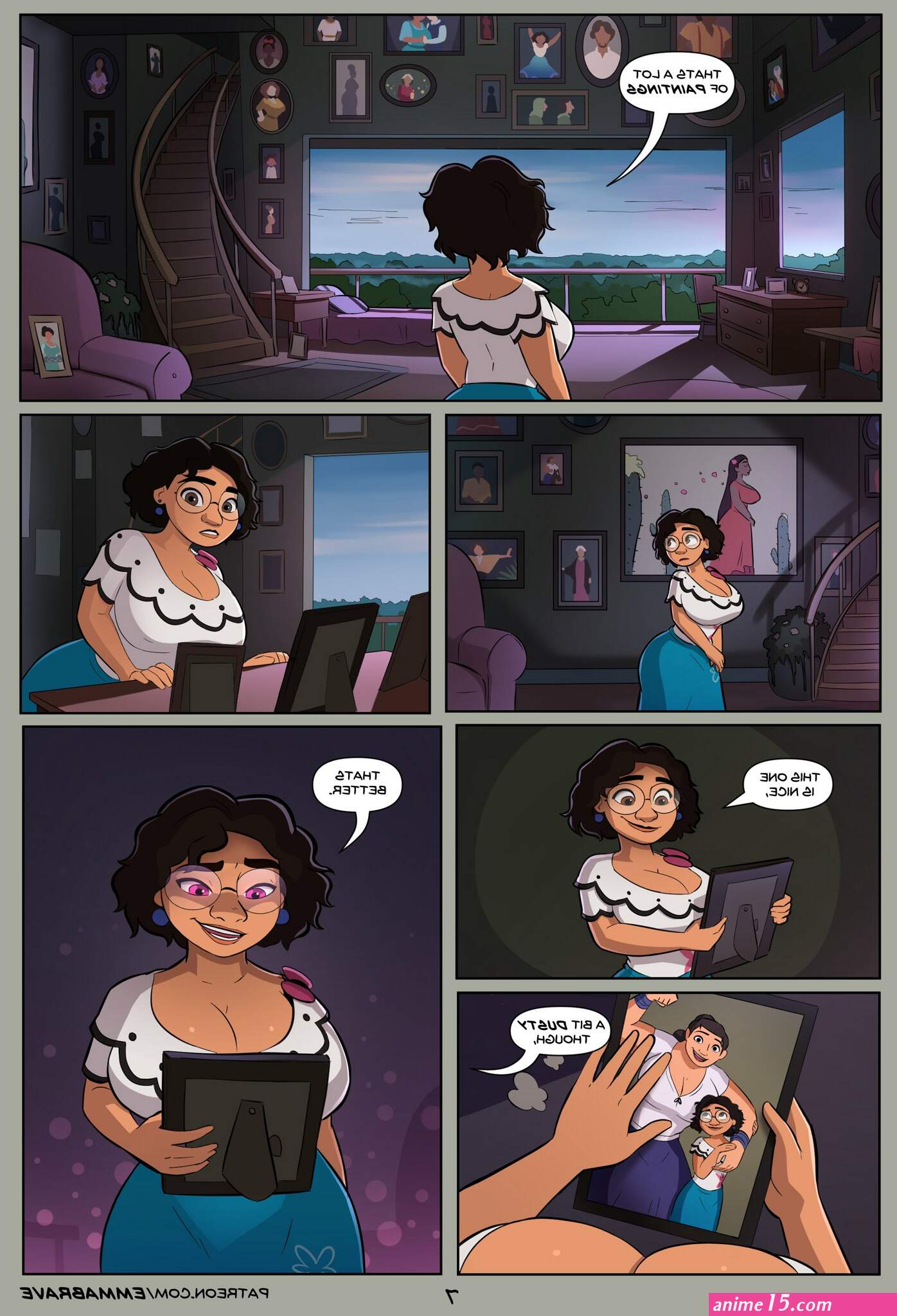 naked sexy isabella from encanto comic