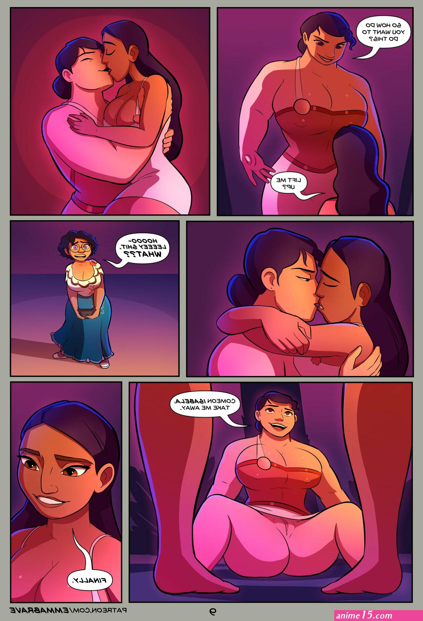 naked sexy isabella from encanto comic