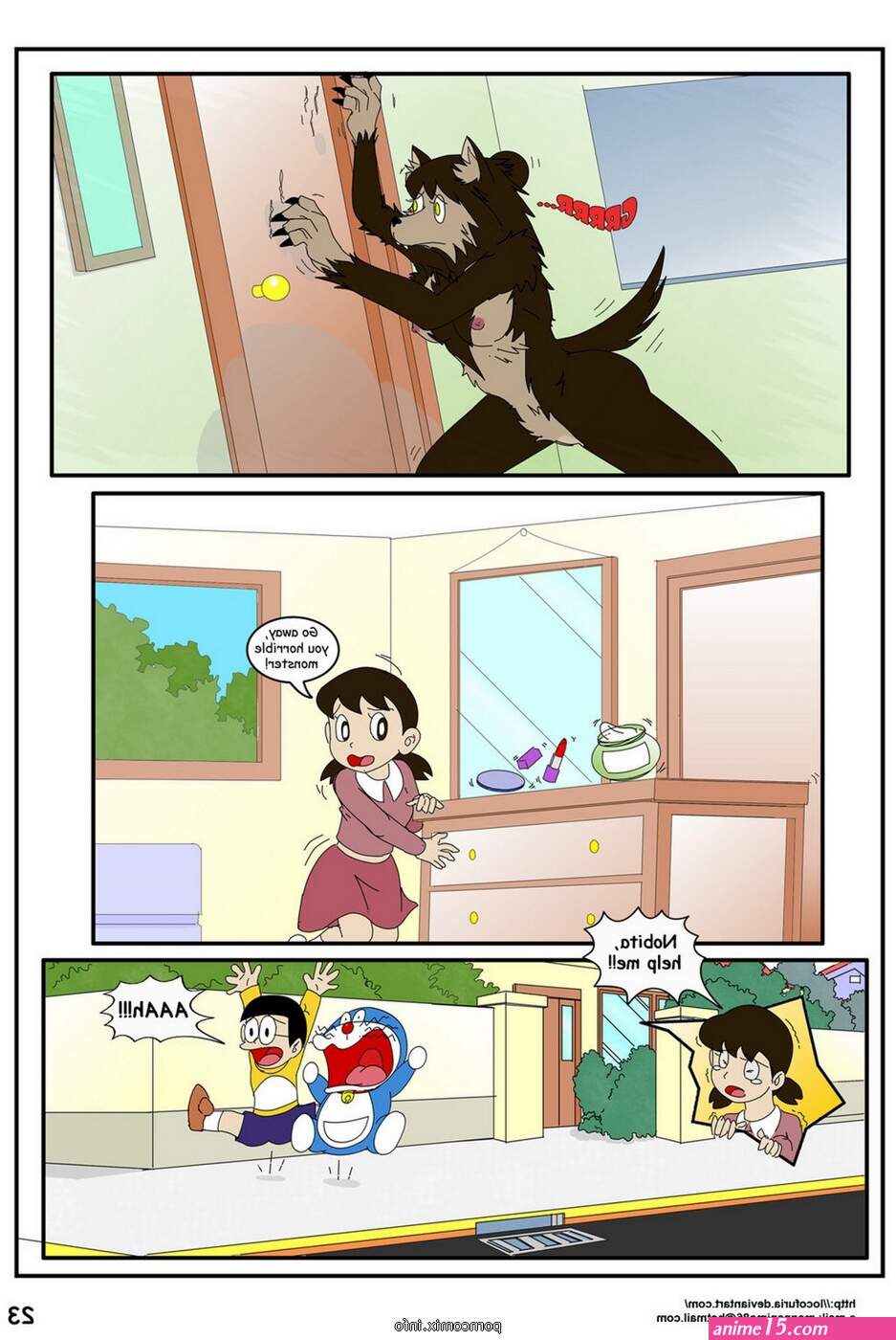 doraemon naked comics