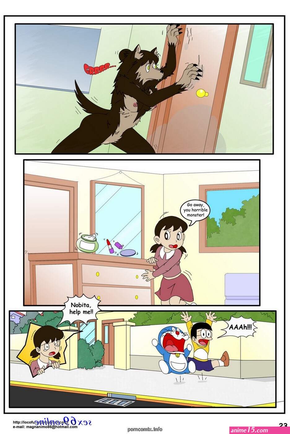 doraemon naked comics