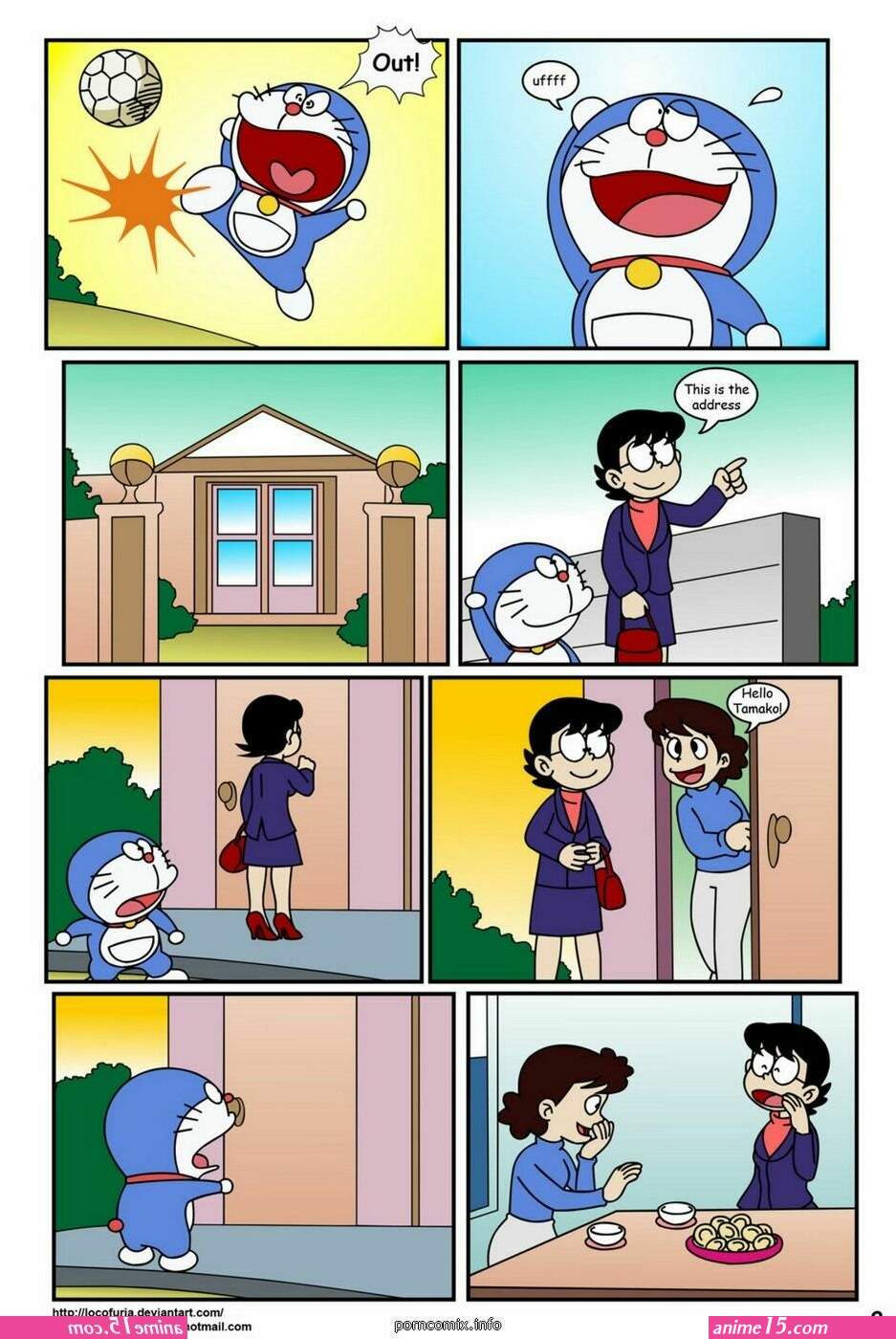 doraemon naked comics