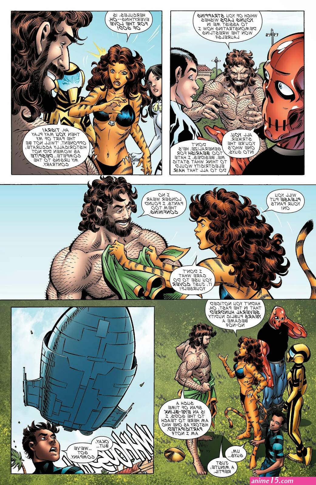 anatomy naked comics