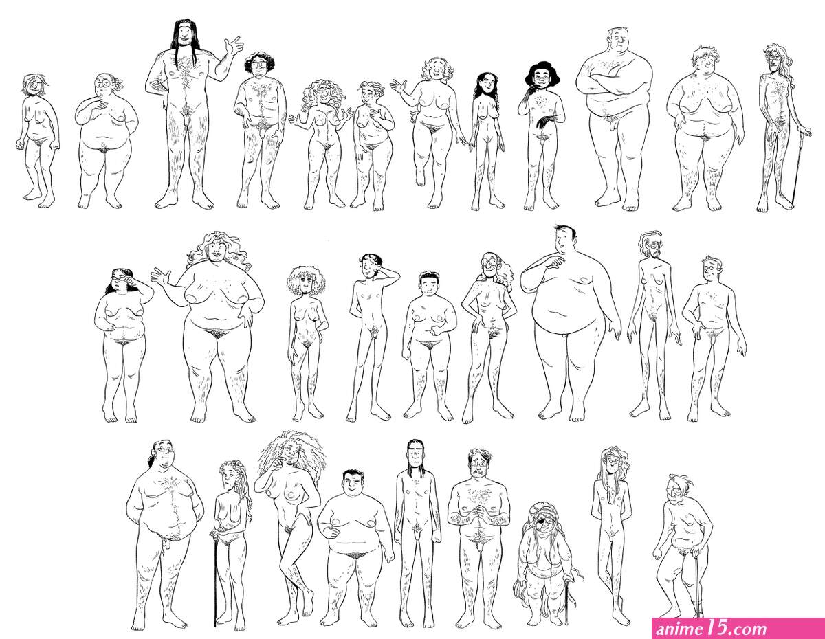 anatomy naked comics
