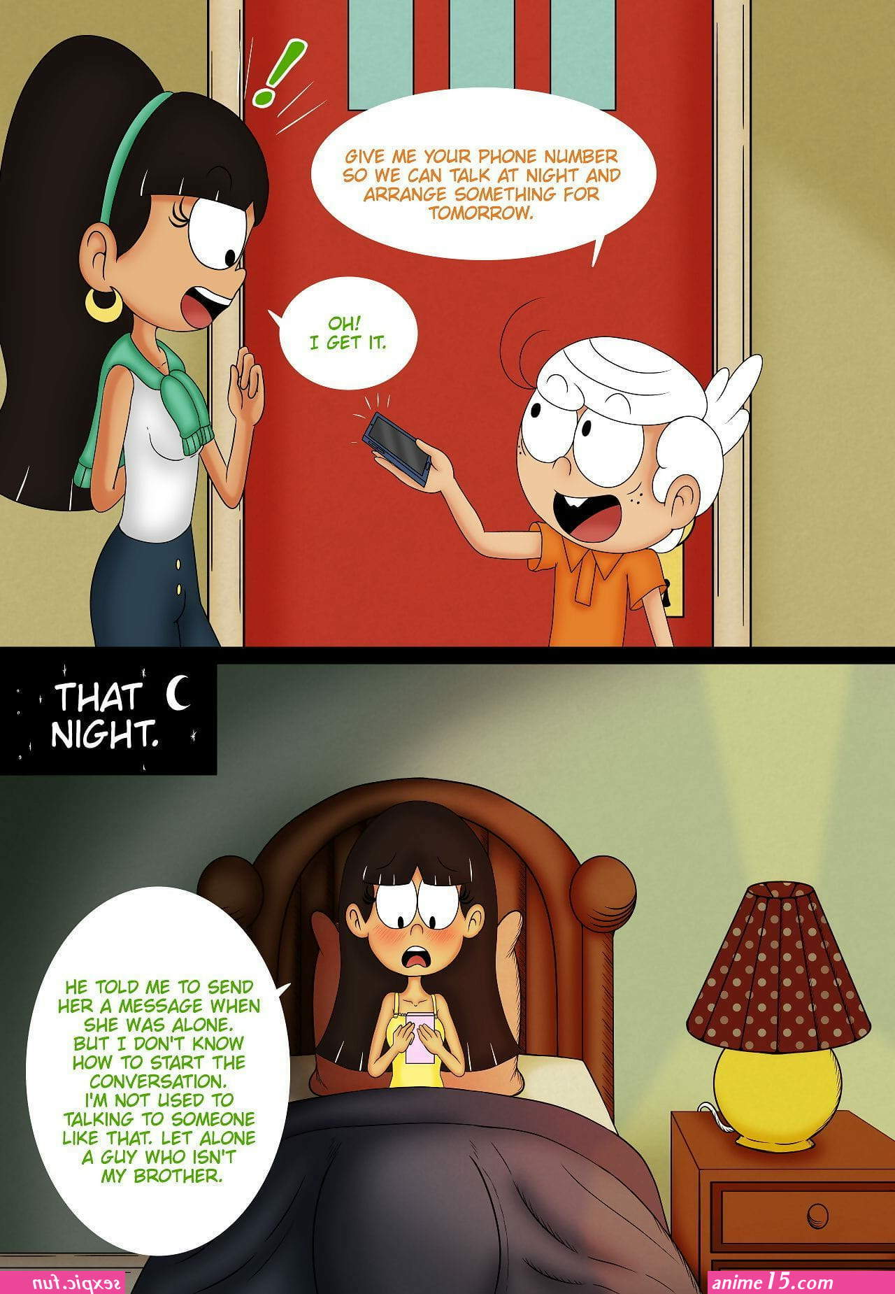 bvn chez les loud porn comics