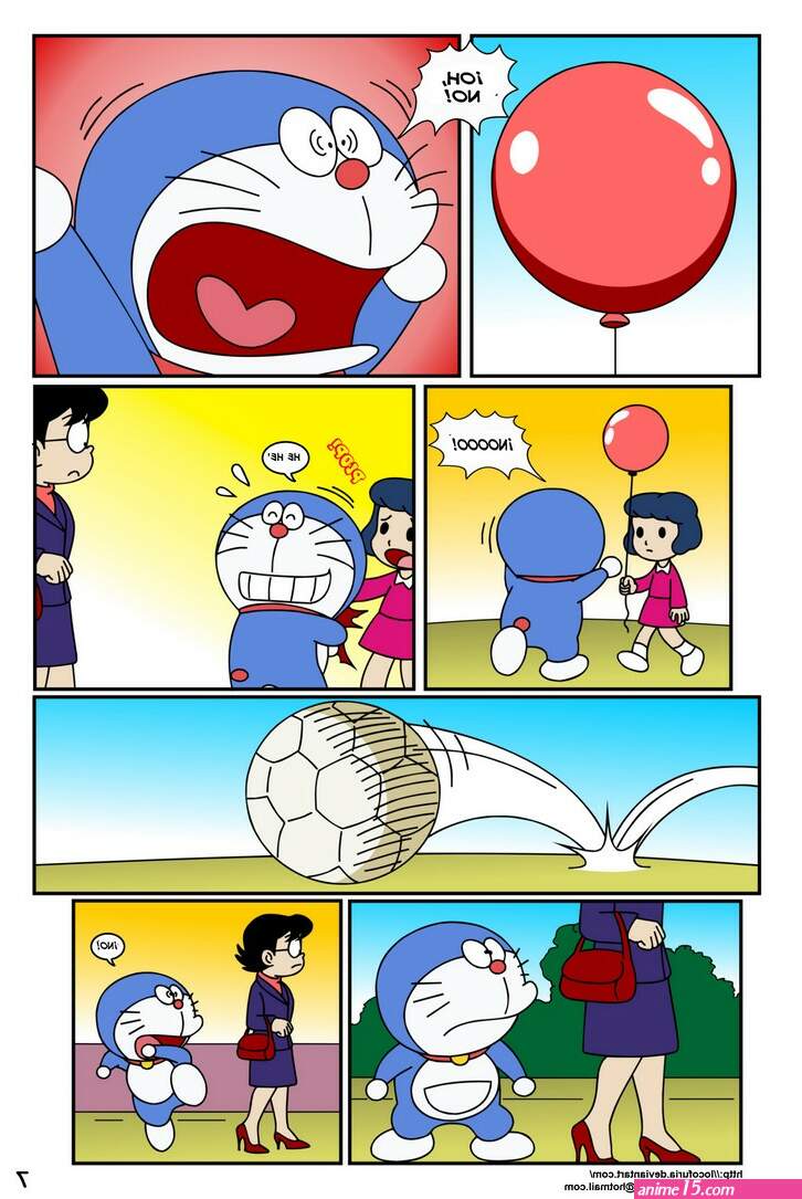 follando en doraemon comics