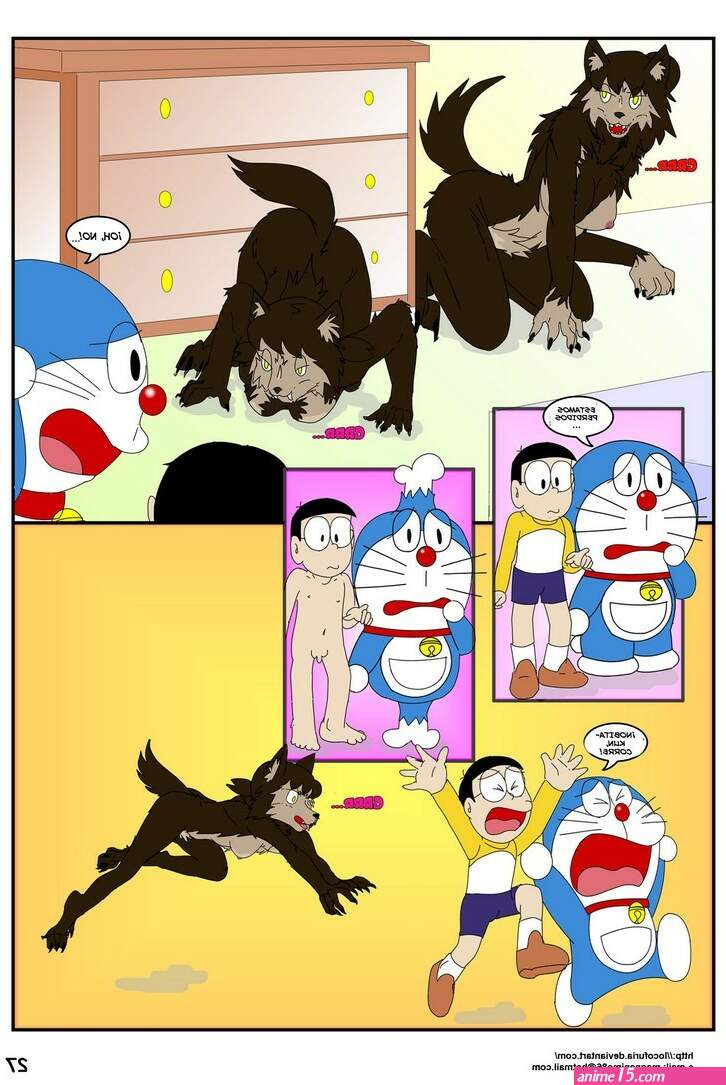 follando en doraemon comics