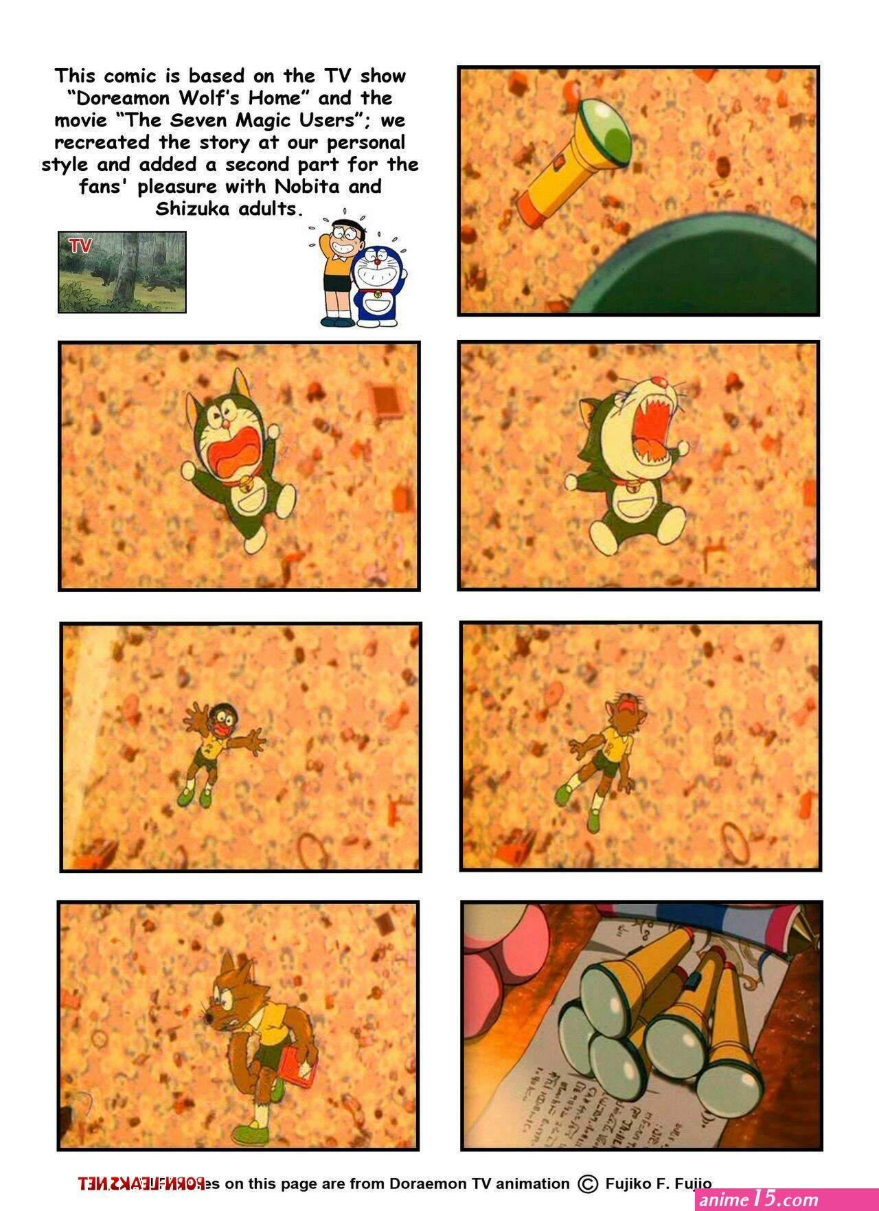 follando en doraemon comics