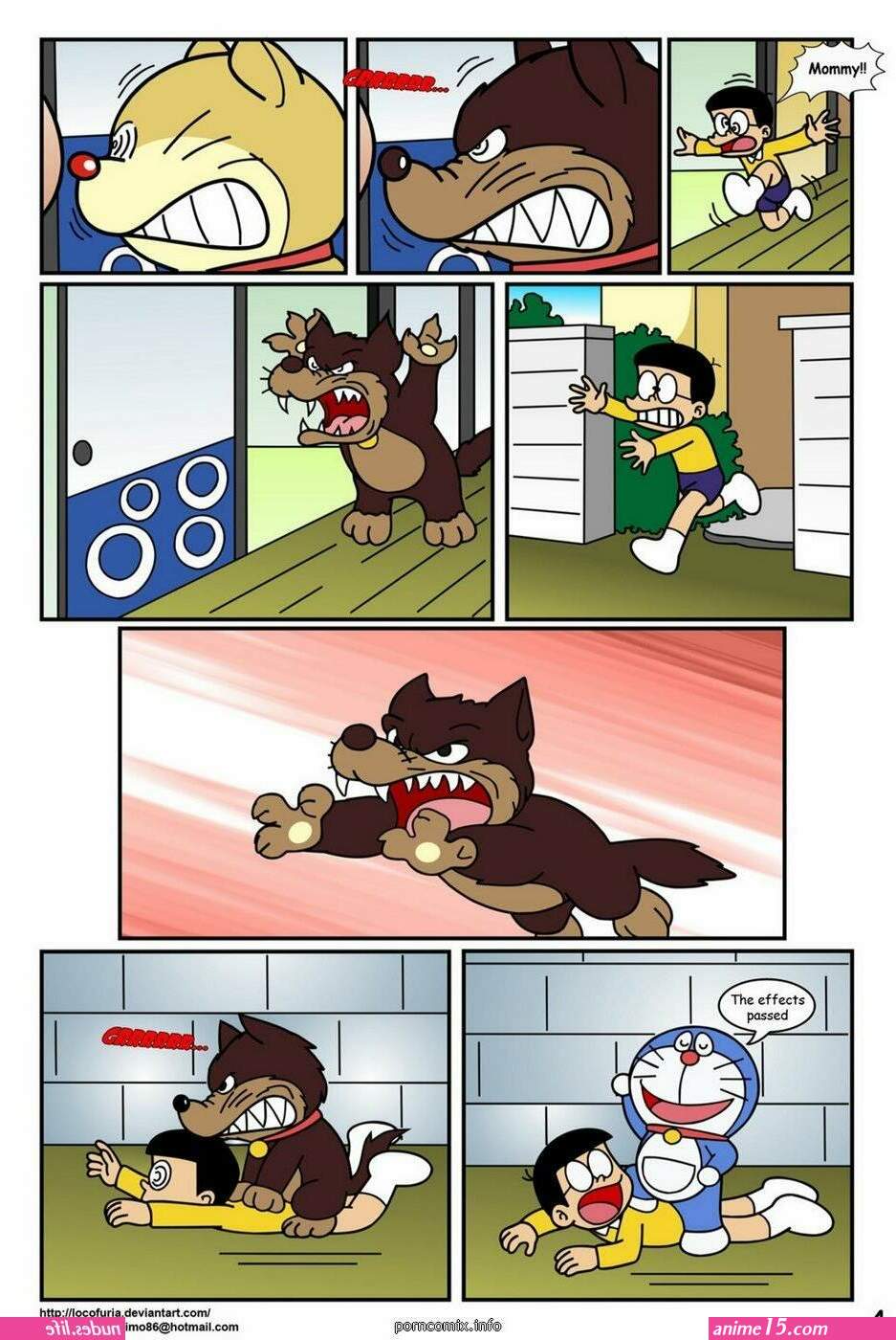 follando en doraemon comics