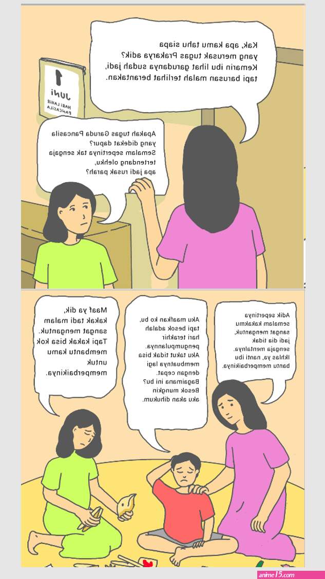 komik ibu dan anak