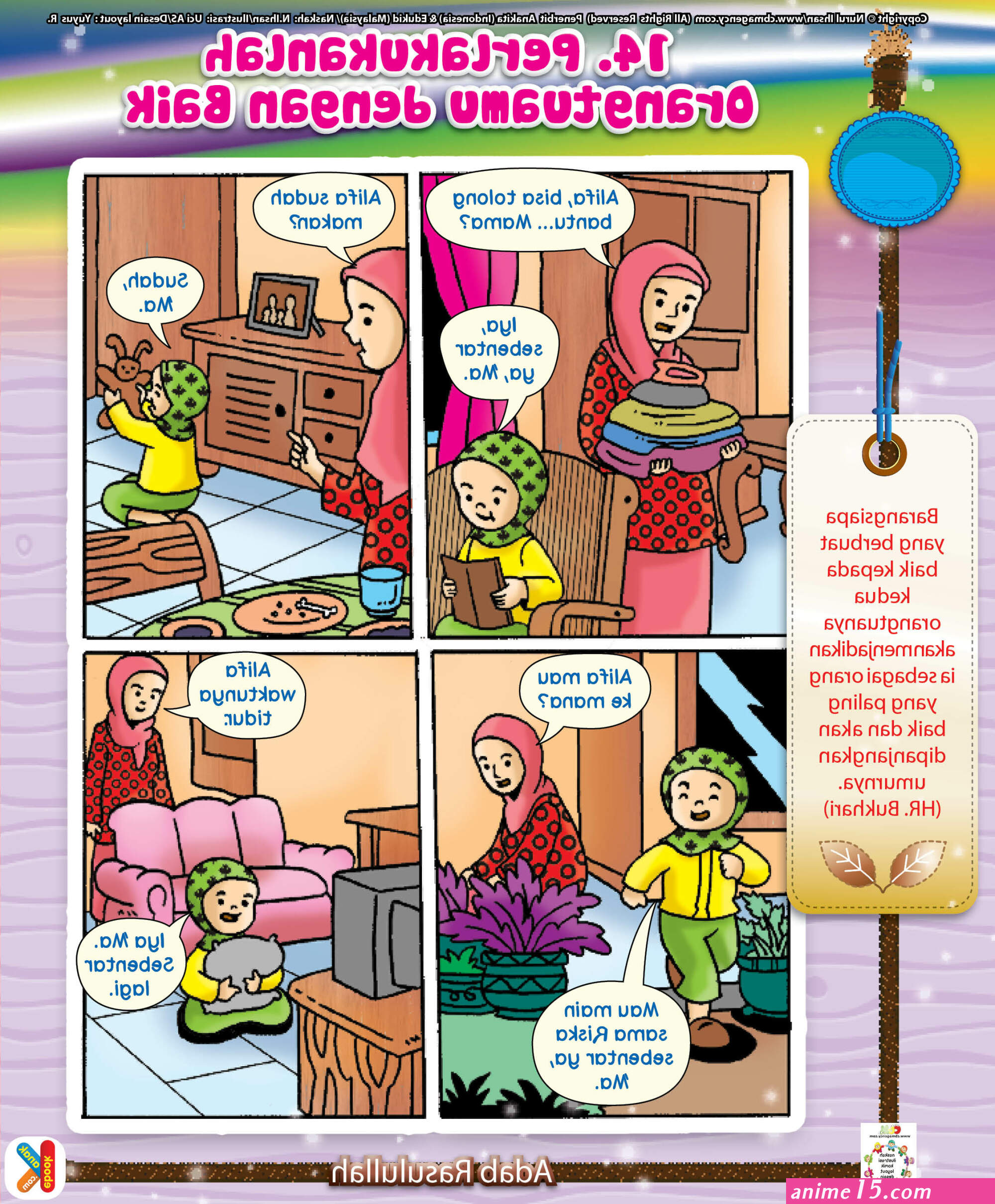 komik ibu dan anak