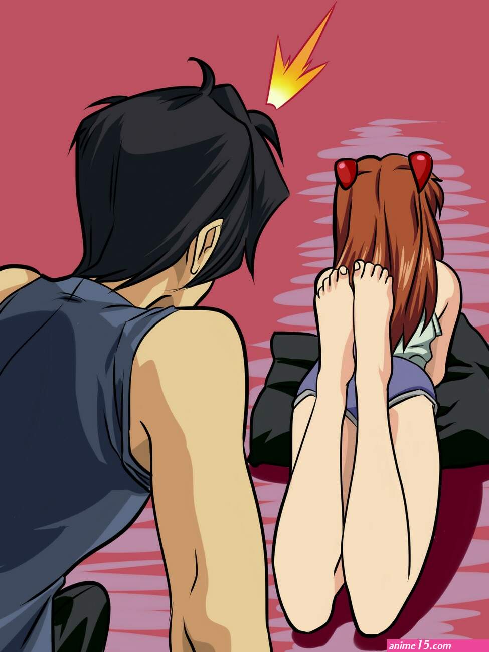 anime foot fetish comic