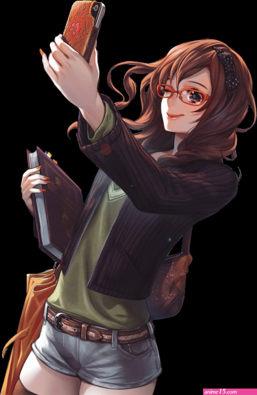 anime girls with curly hair