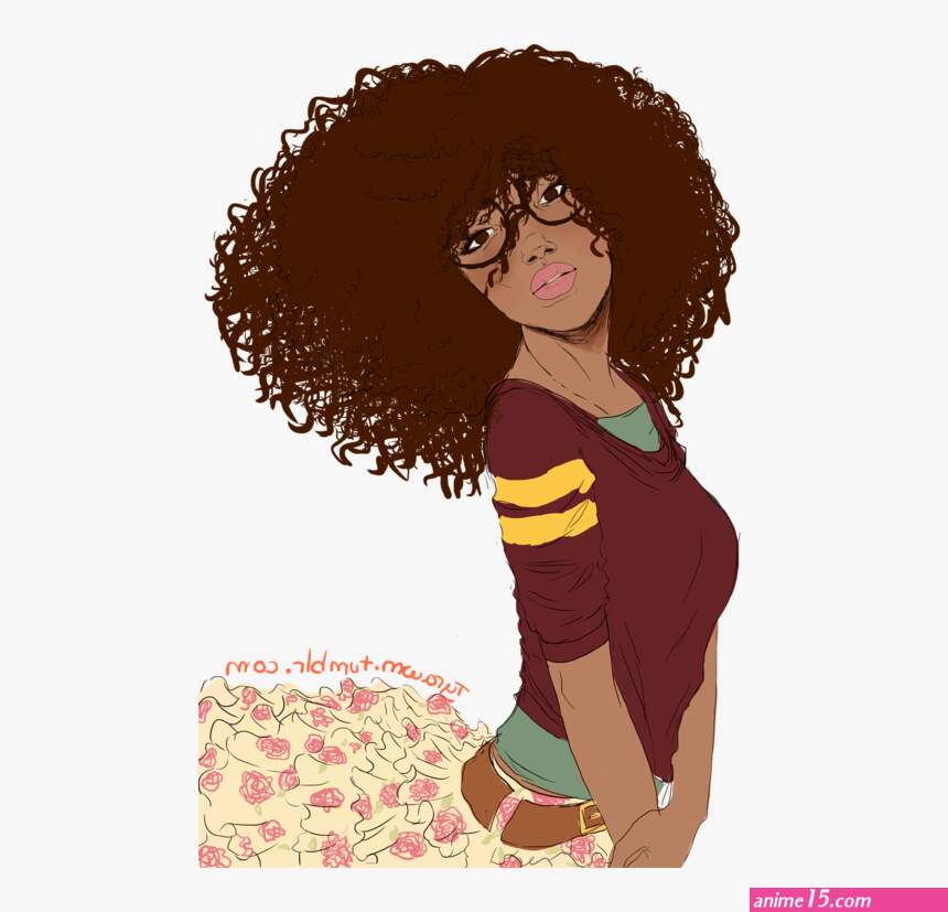 anime girls with curly hair