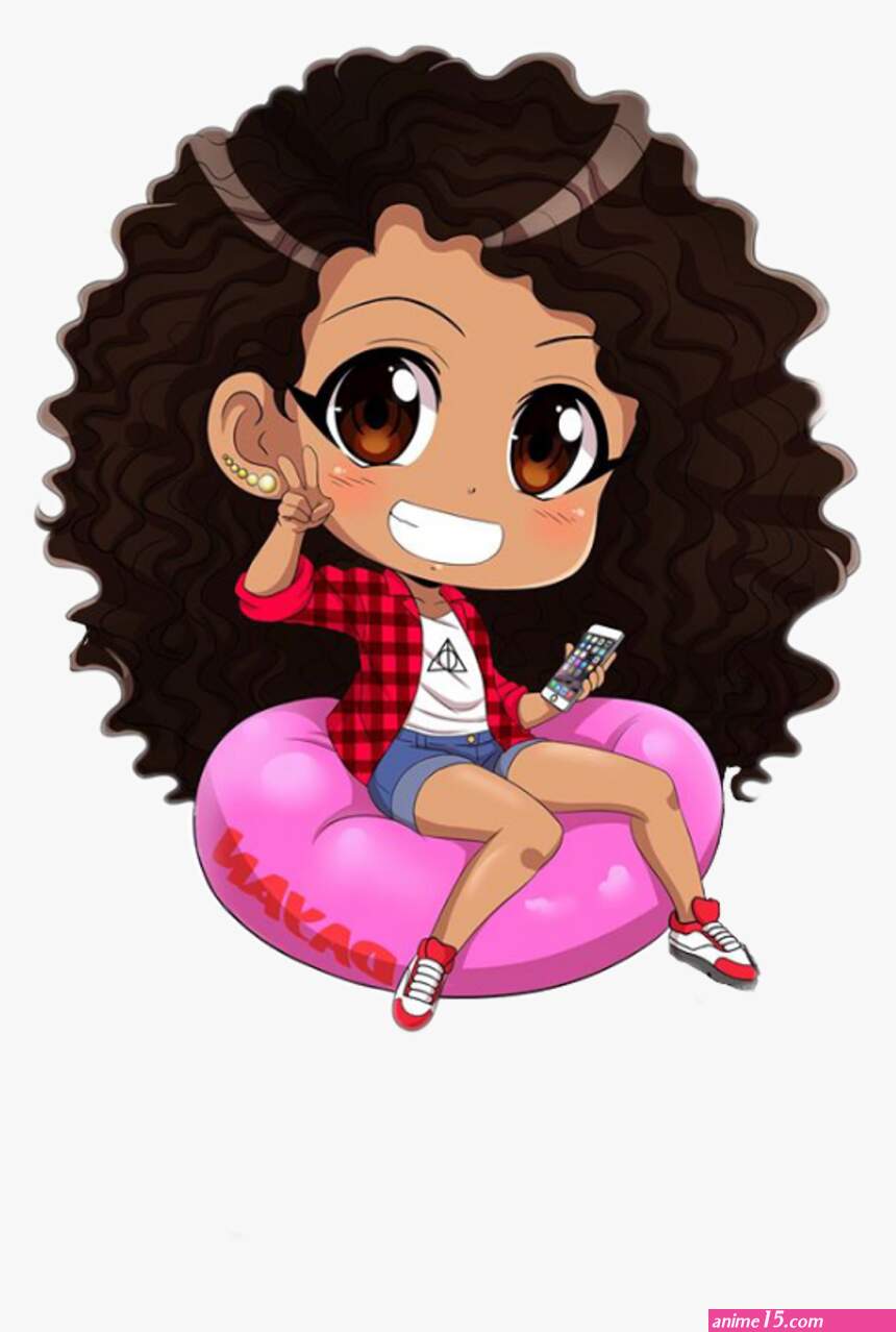 anime girls with curly hair