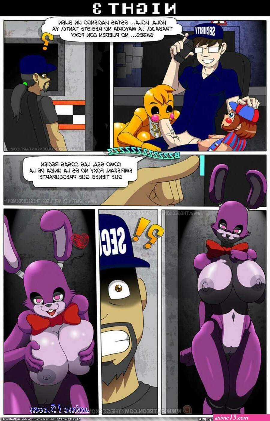 comics xxx five nights at freddy s security breach