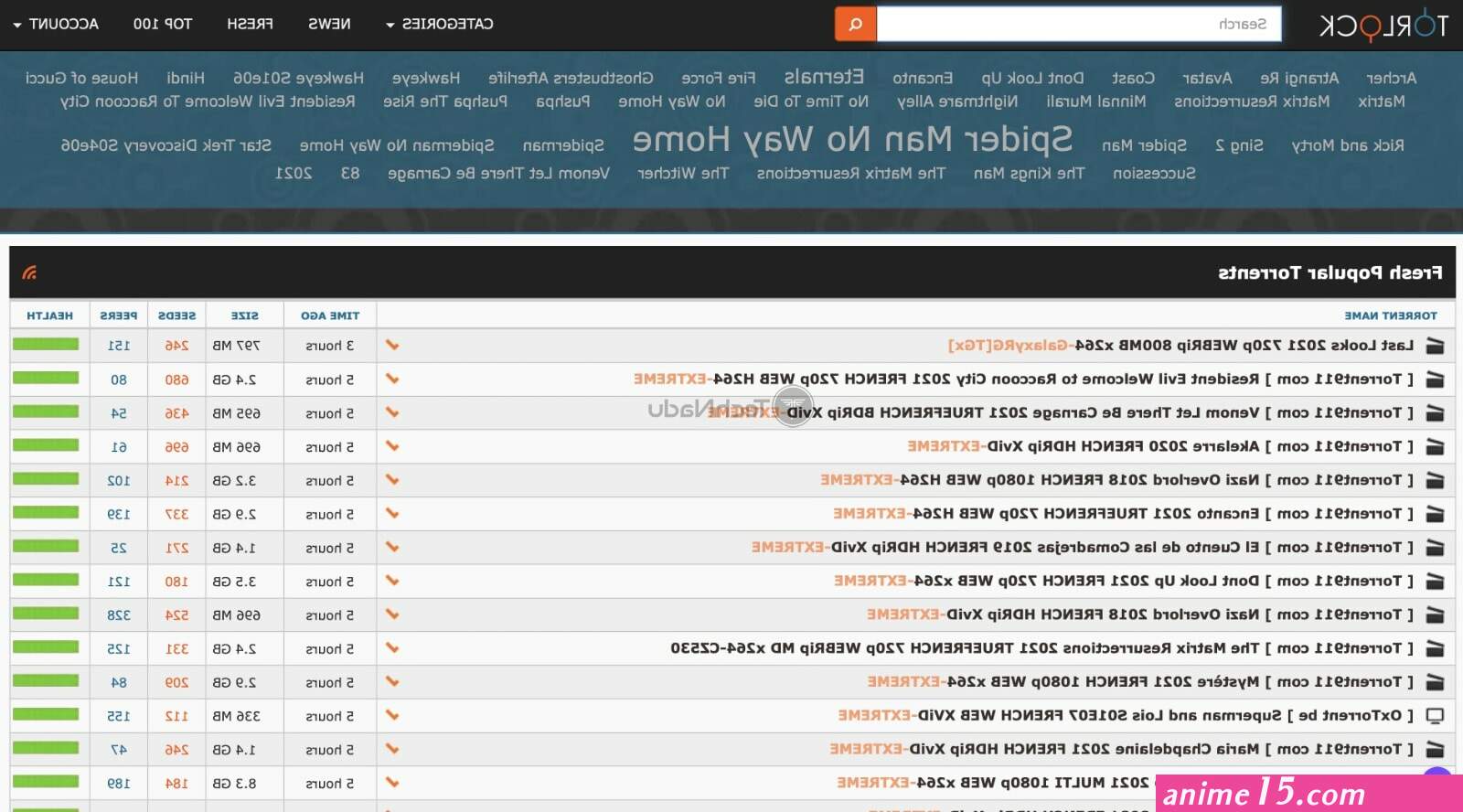 animes torrent magnet