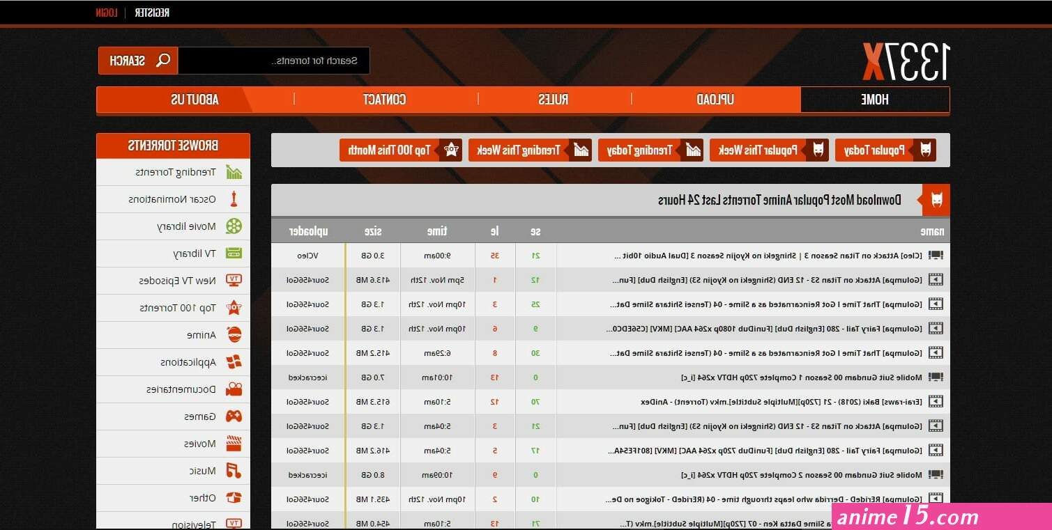 animes torrent magnet