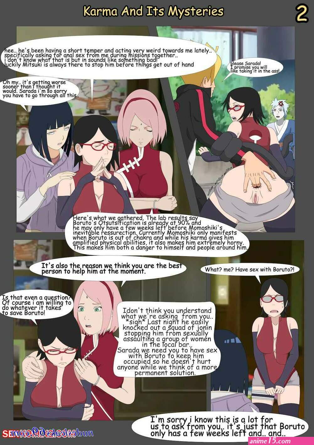 sarada sexe comics