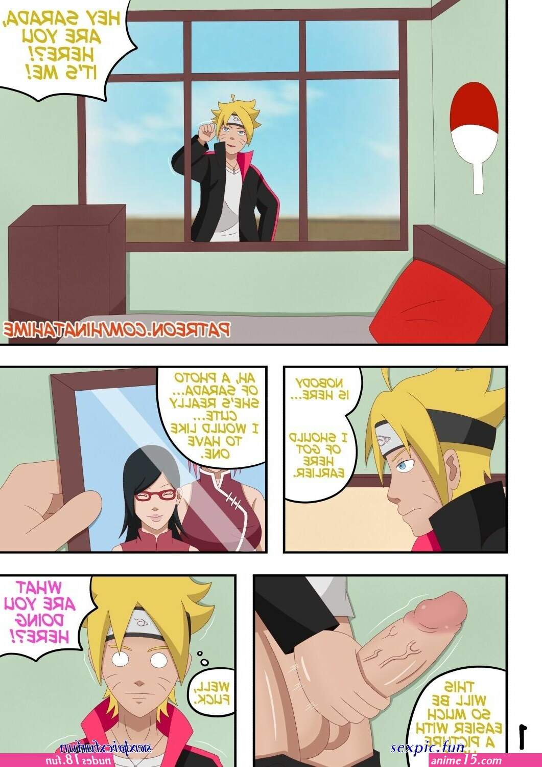 sarada sexe comics