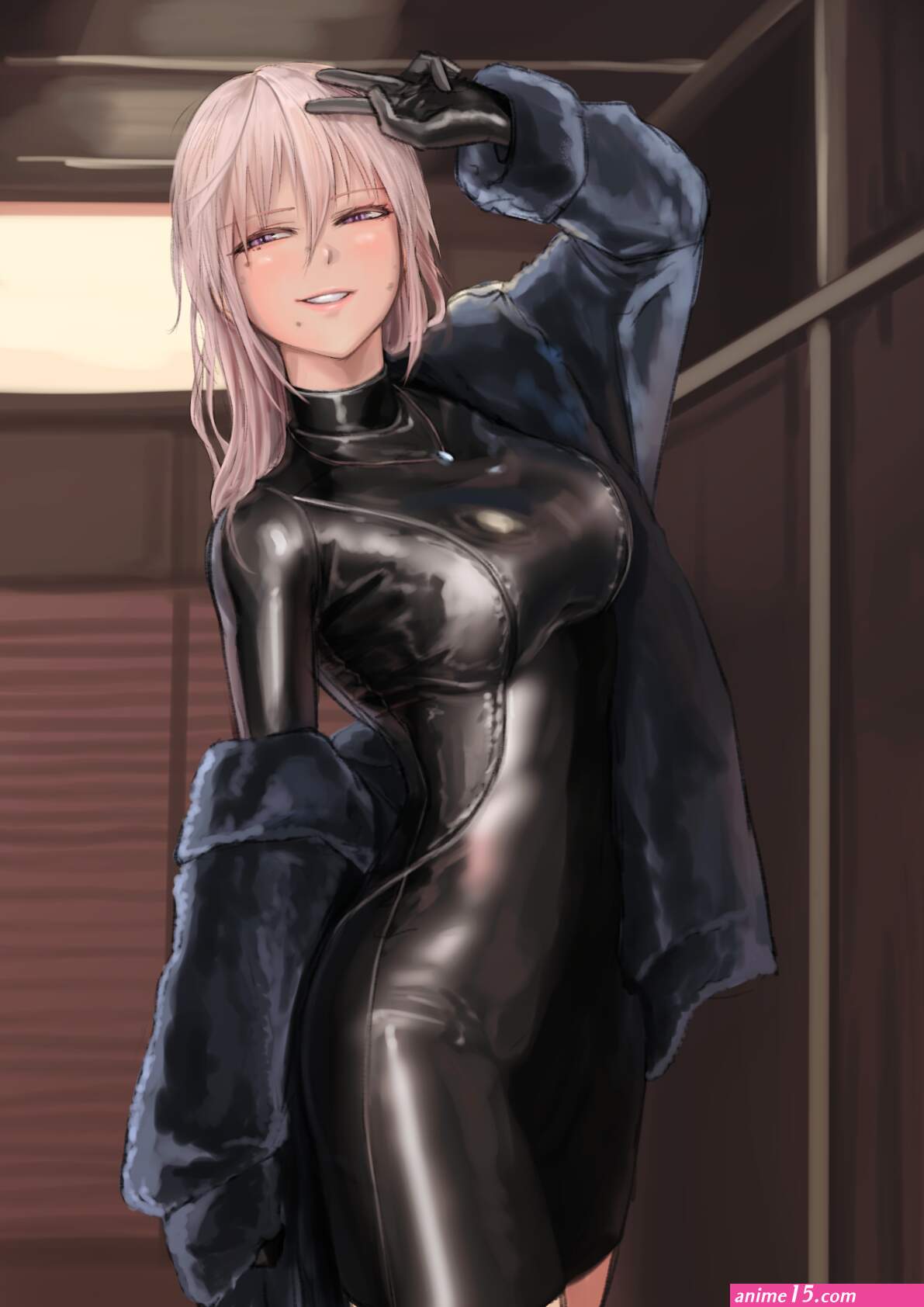 anime bondage latex costume