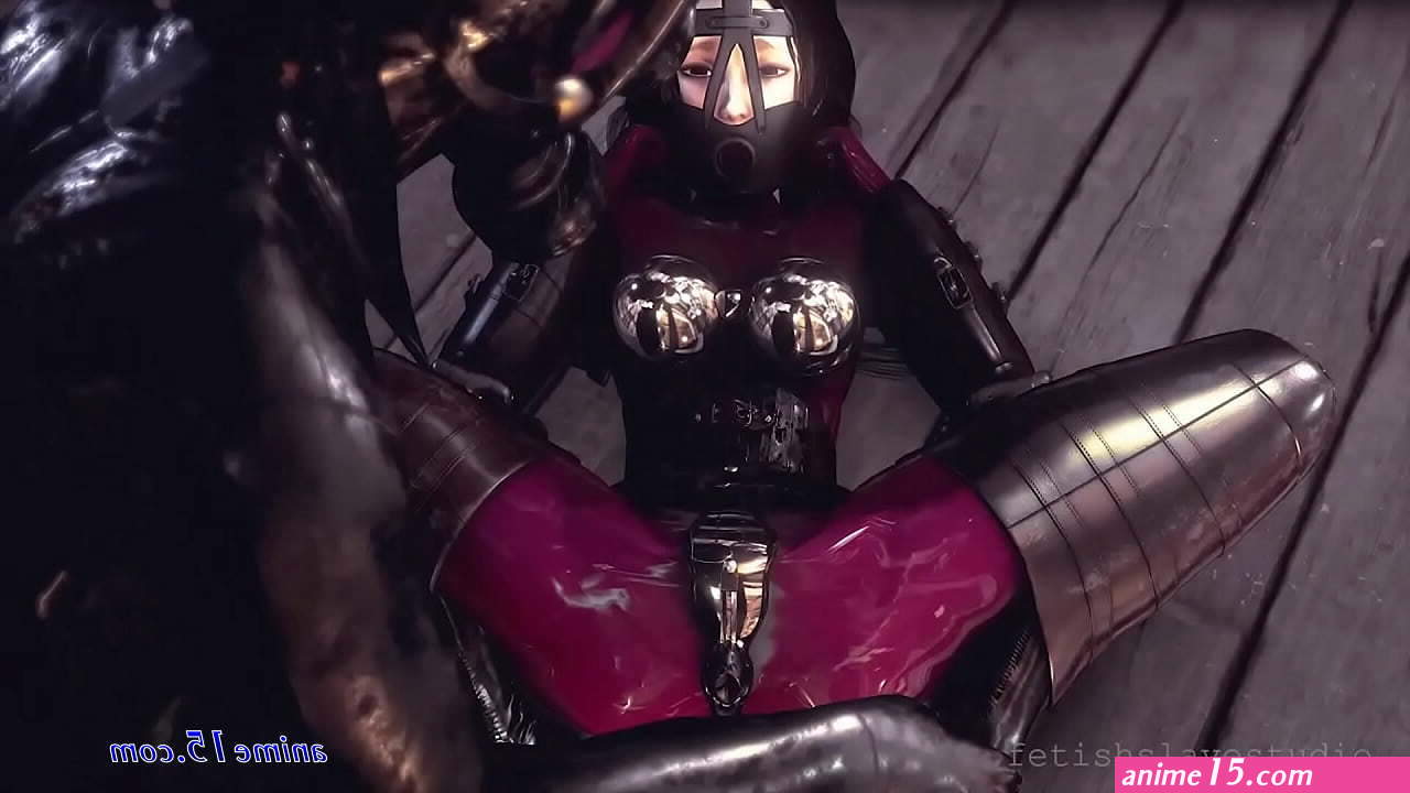 anime bondage latex costume