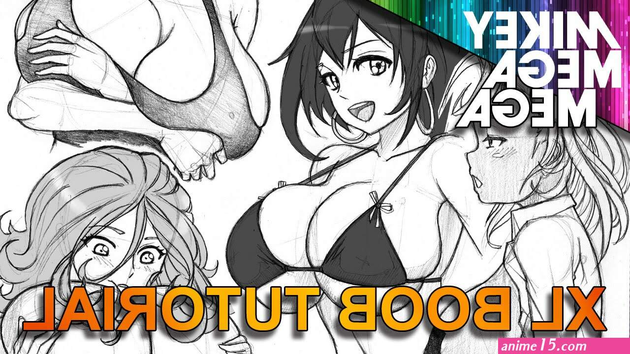 anime manga kissing breast squeeze