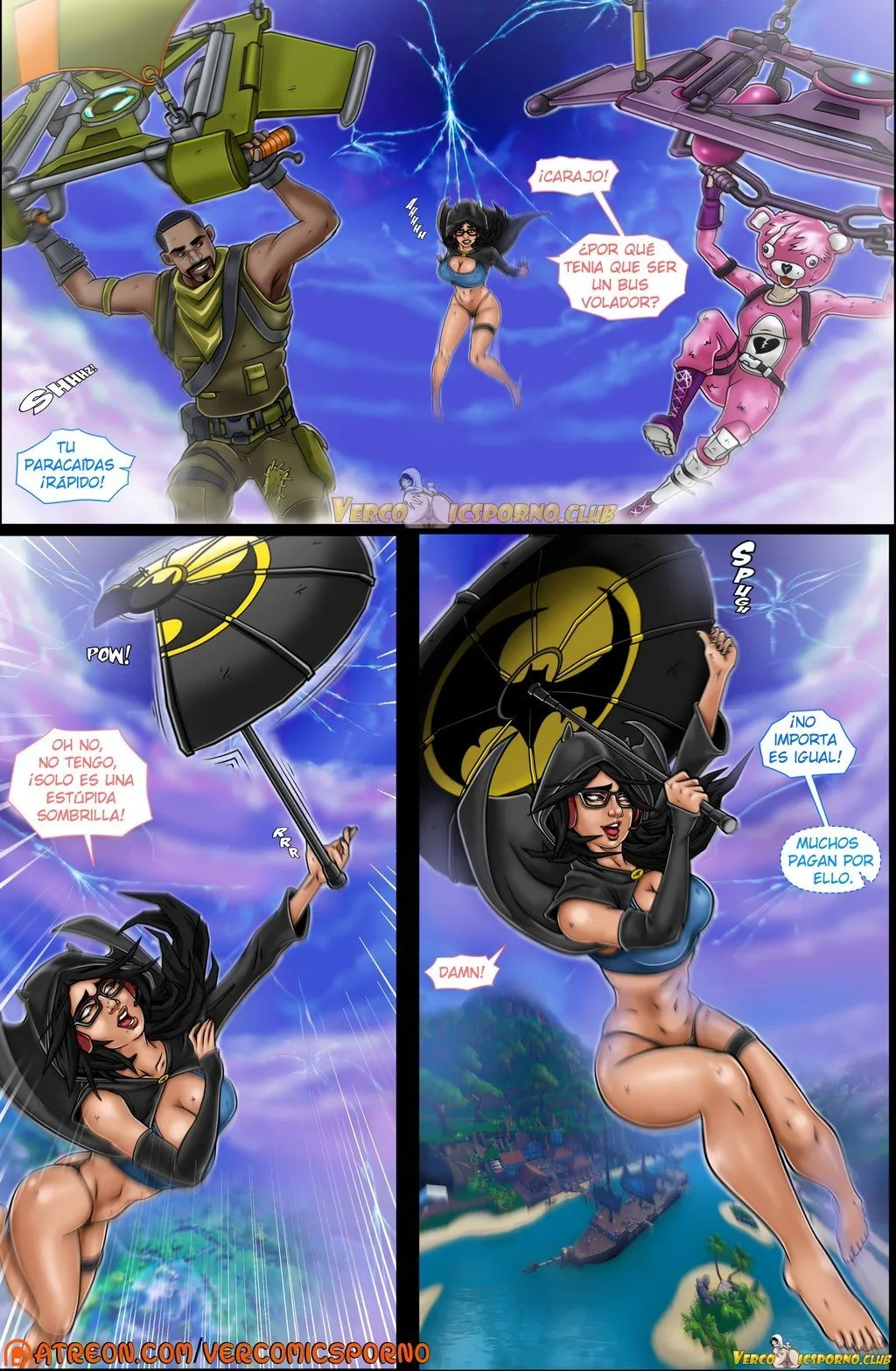 comics porno de fortnite