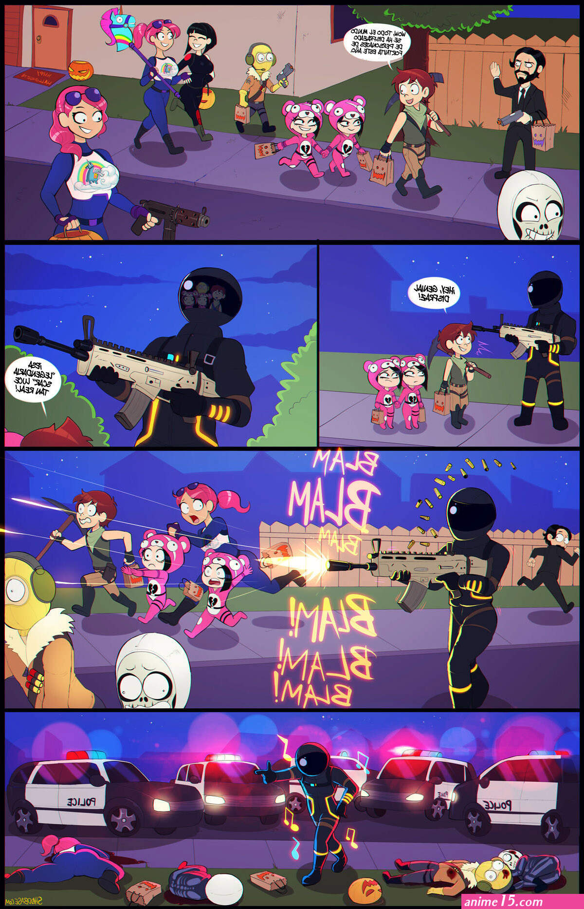 comics porno de fortnite