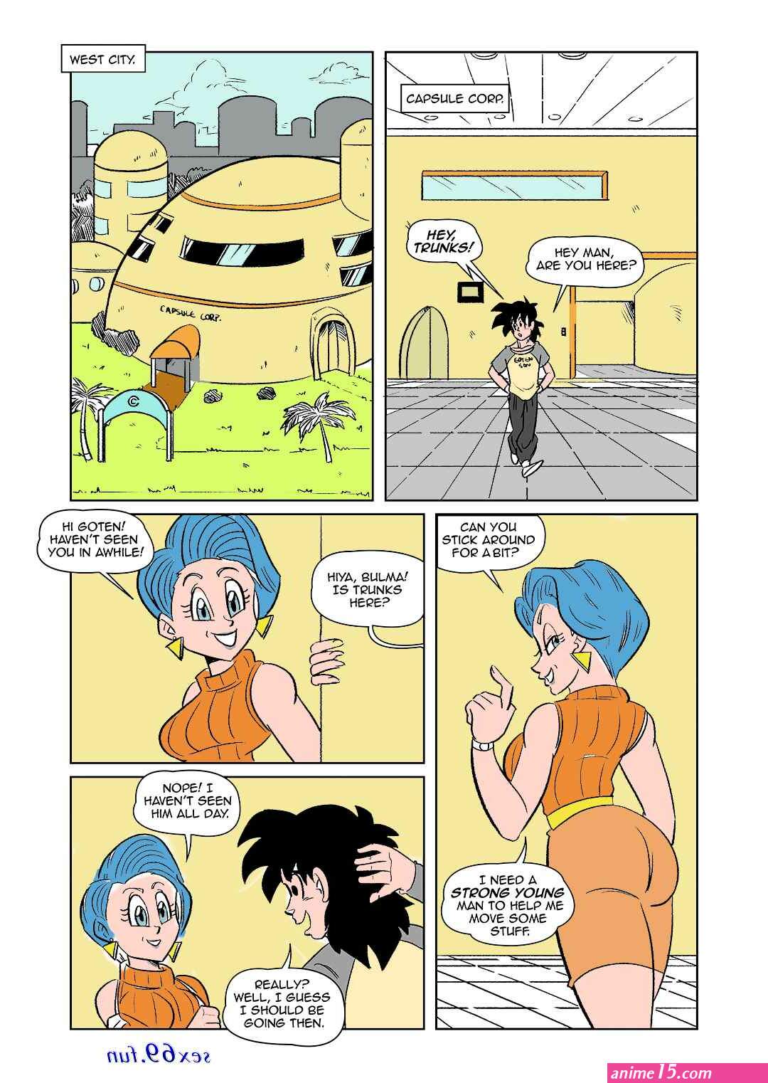 bulma and trunks porn comics