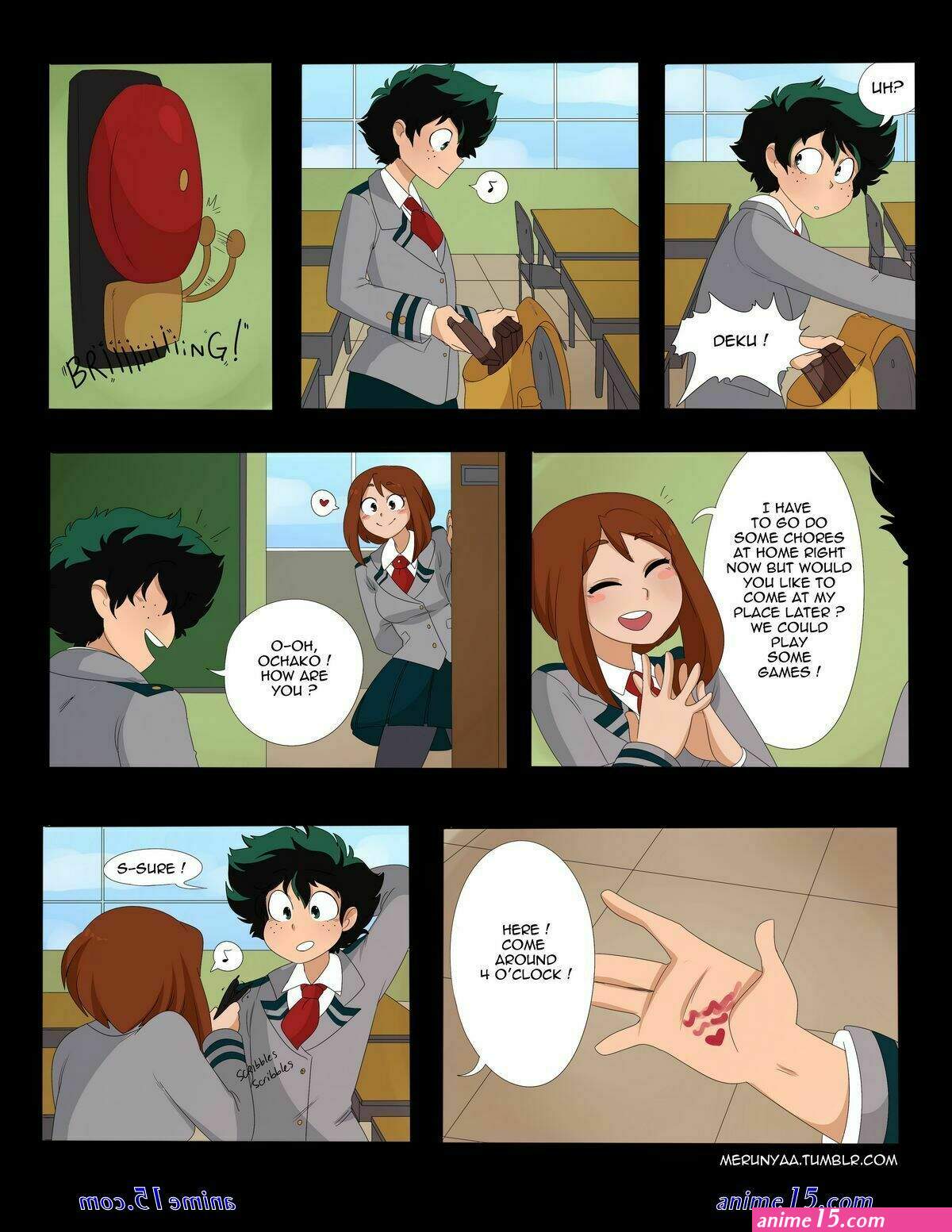 ochako porn comic