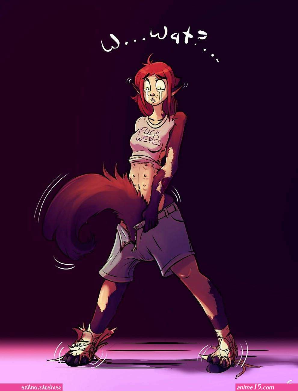 nude anime shemale werewolf comic