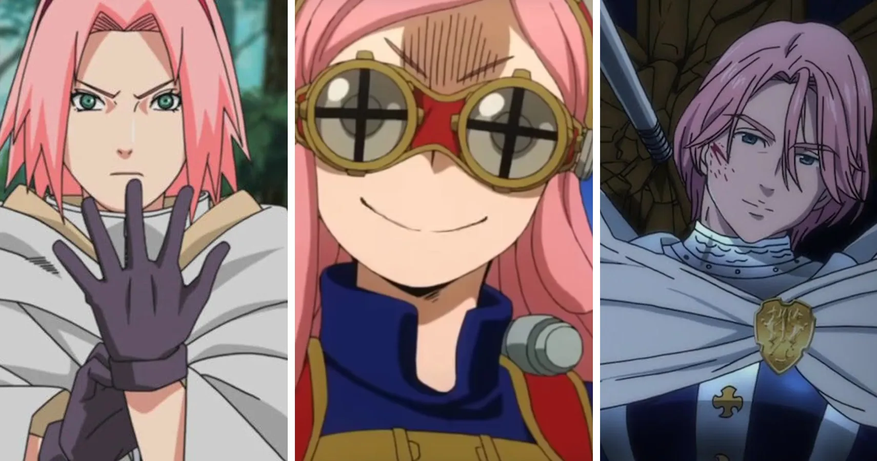 top best 50 anime female gamers with blue eyes and pink hair