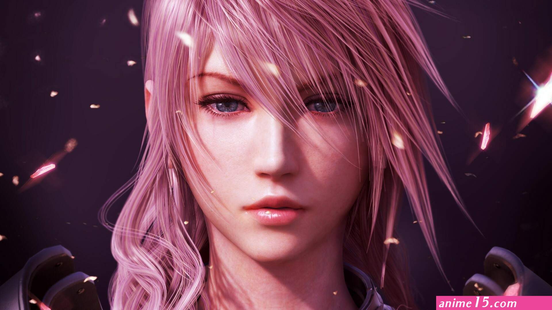top best 50 anime female gamers with blue eyes and pink hair