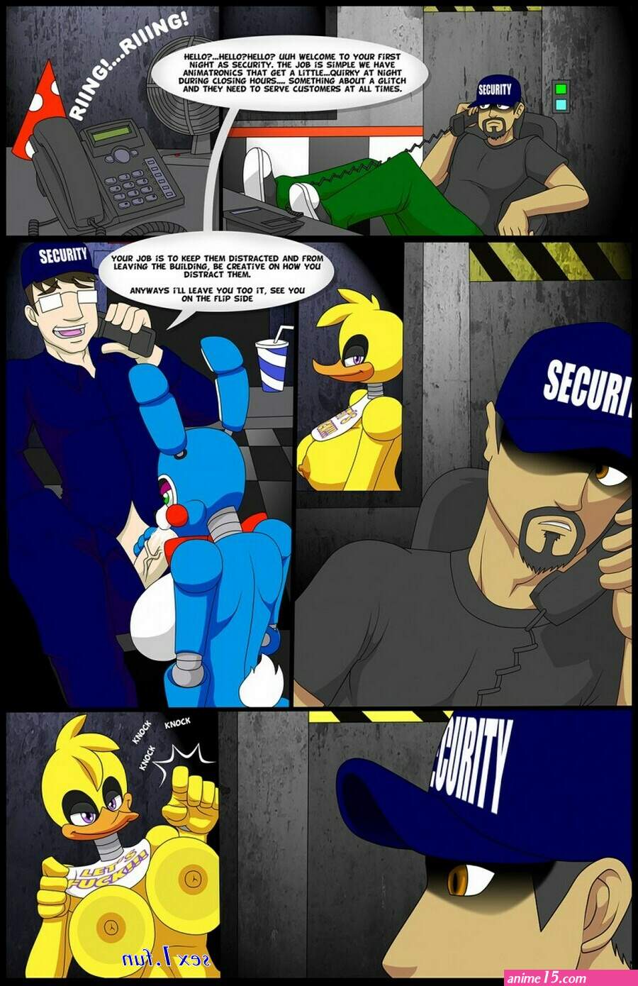comics porno banesa security breach 3d