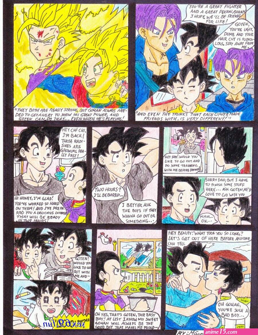 goten trunks and chi chi porn comics
