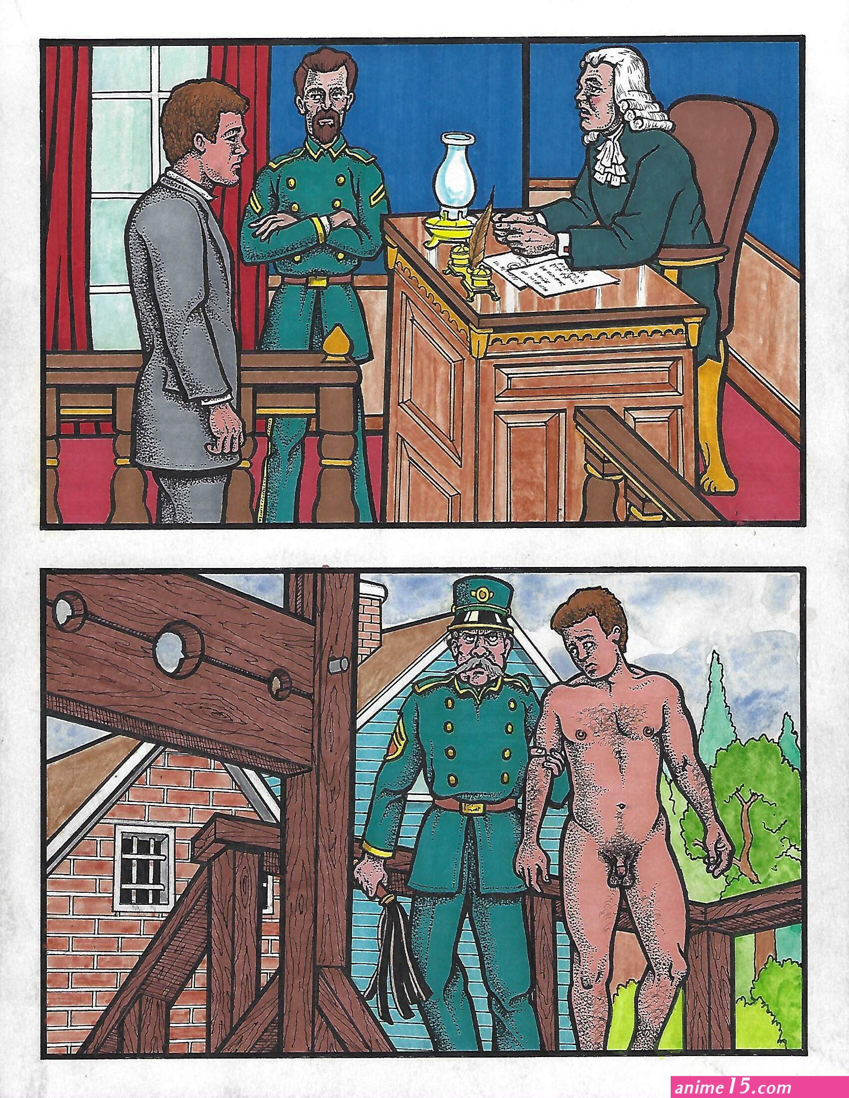 cartoon and comics spanking porn art