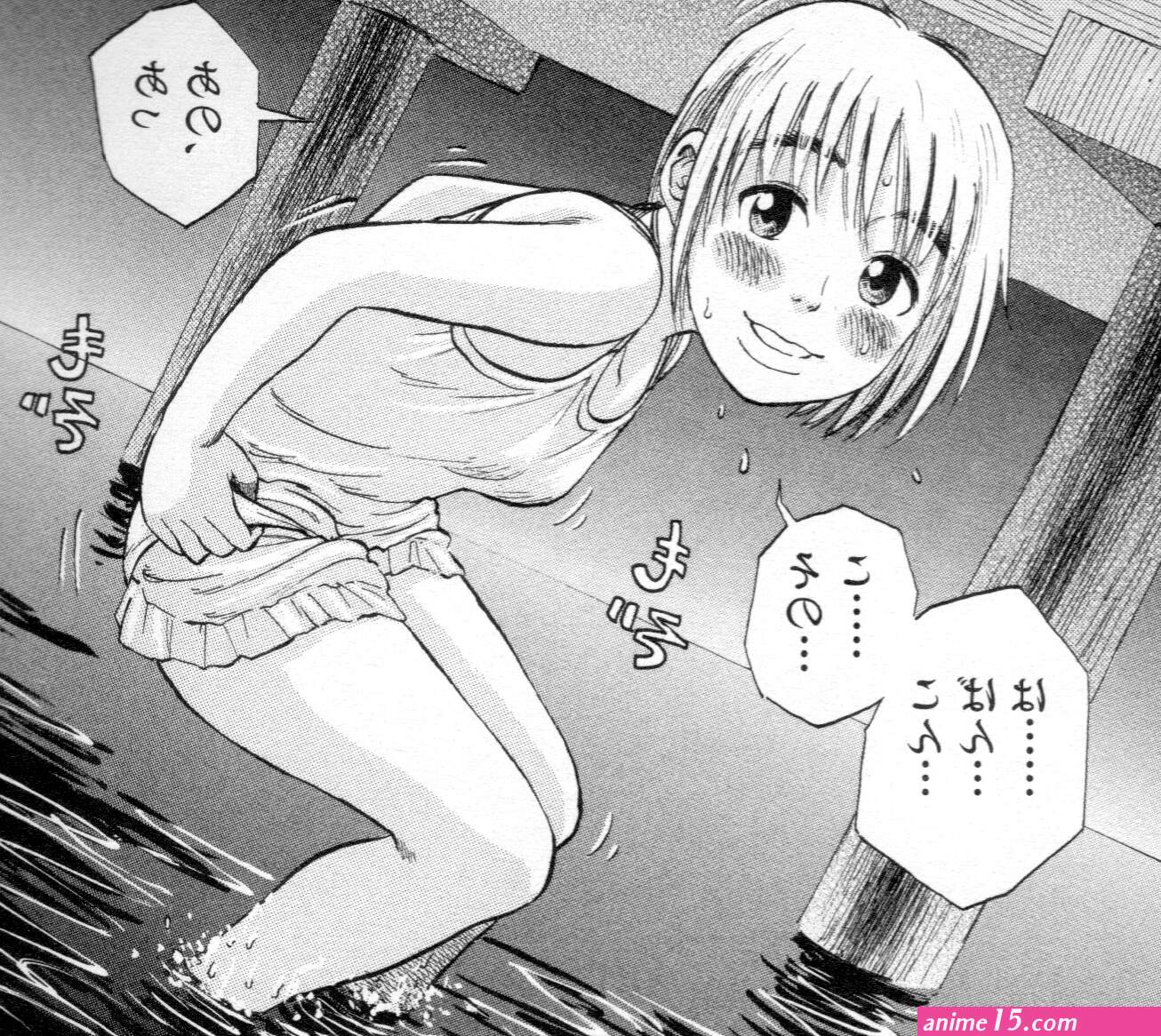 anime girl pooping